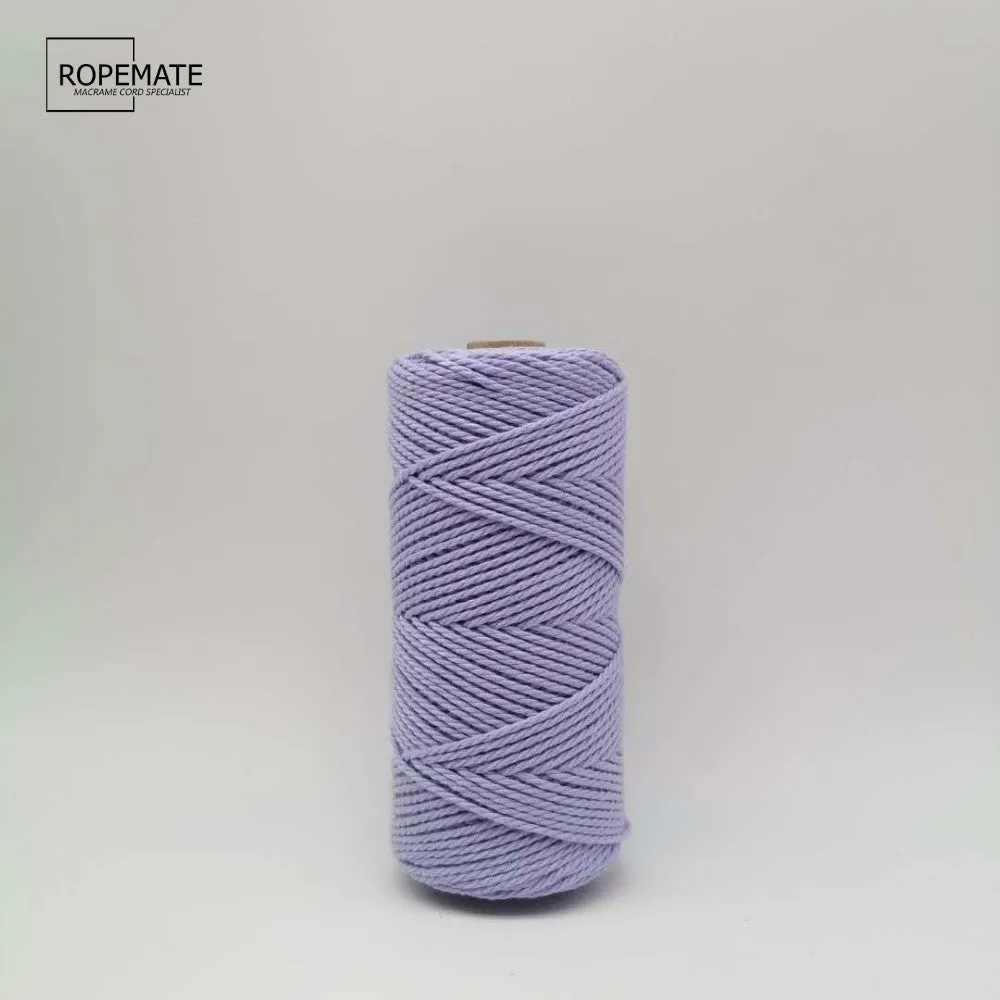 2MM MACRAME ROPE - LIGHT PURPLE