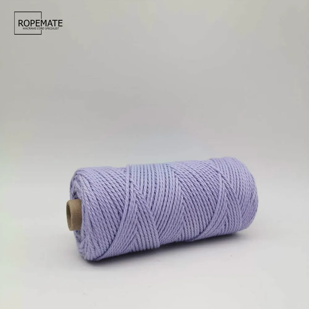 2MM MACRAME ROPE - LIGHT PURPLE