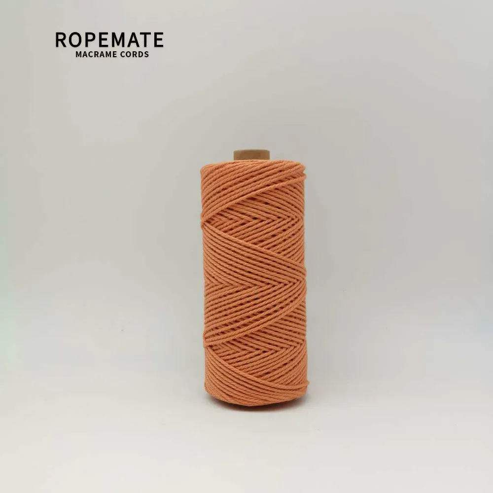 2MM MACRAME ROPE - PUMPKIN ORANGE