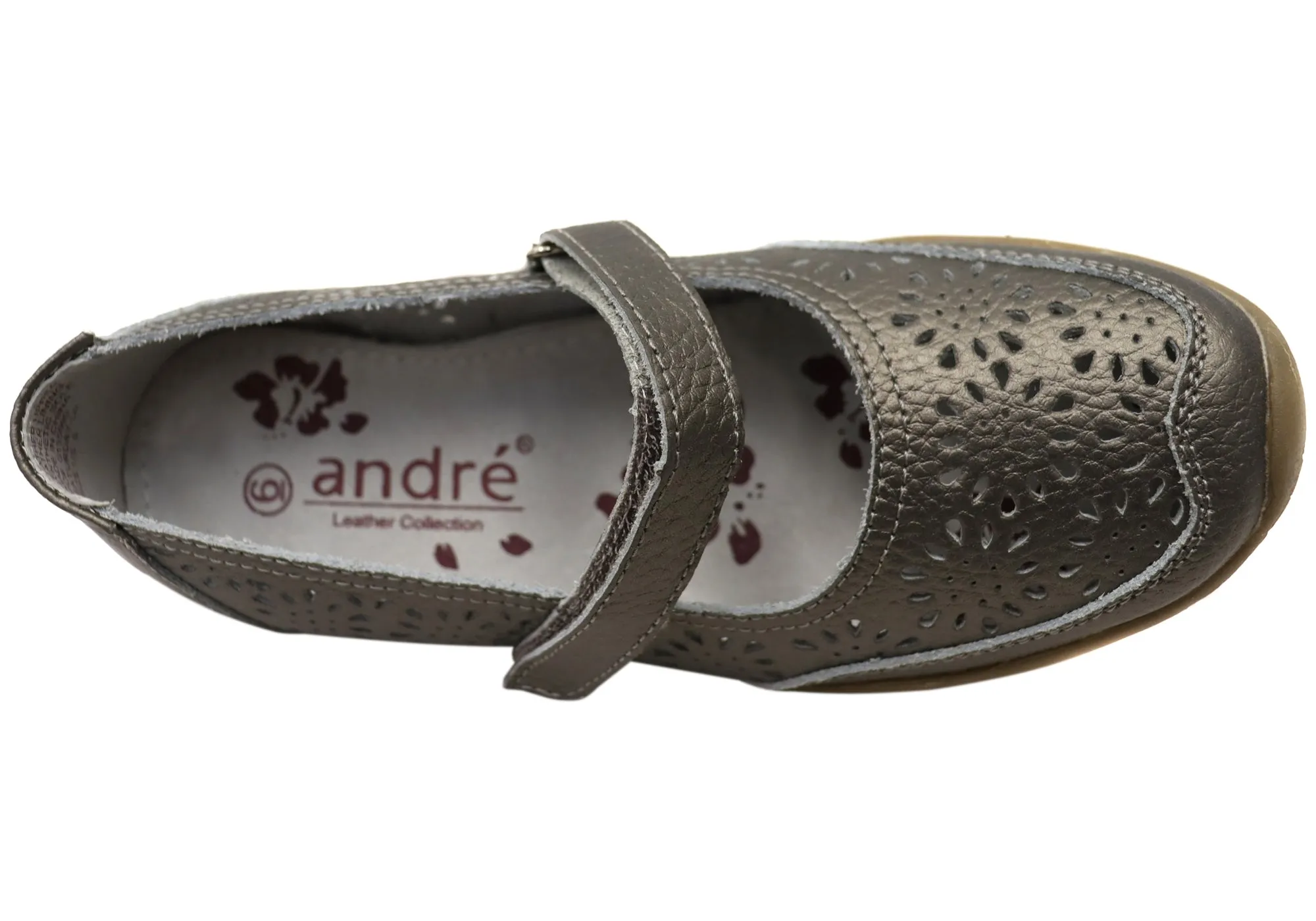 Andre Saturday Womens Leather Comfortable Mary Jane Shoes