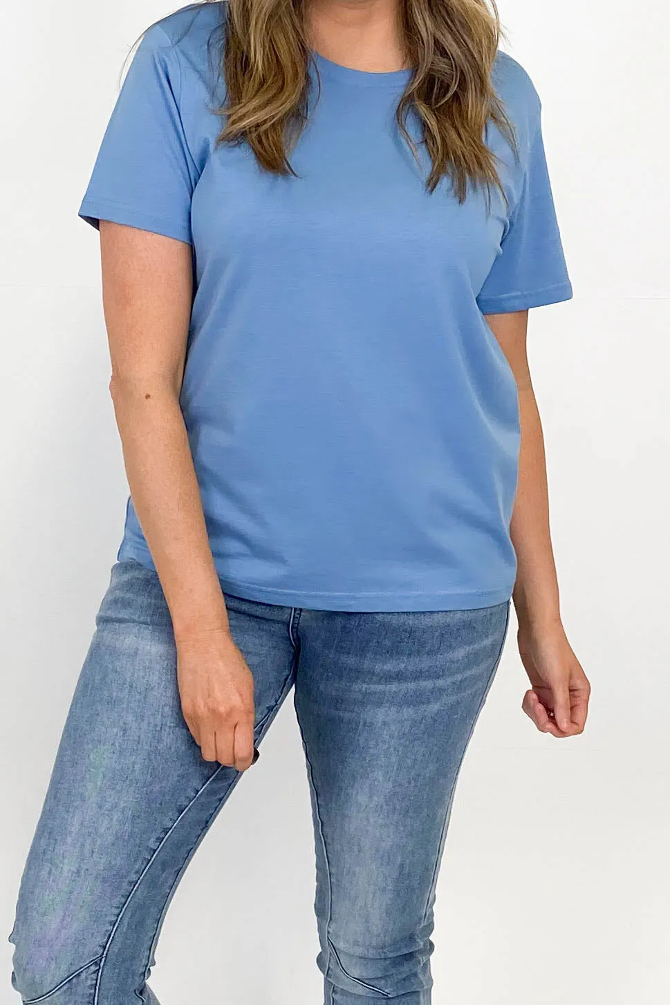 AS Colour Maple Tee Carolina Blue