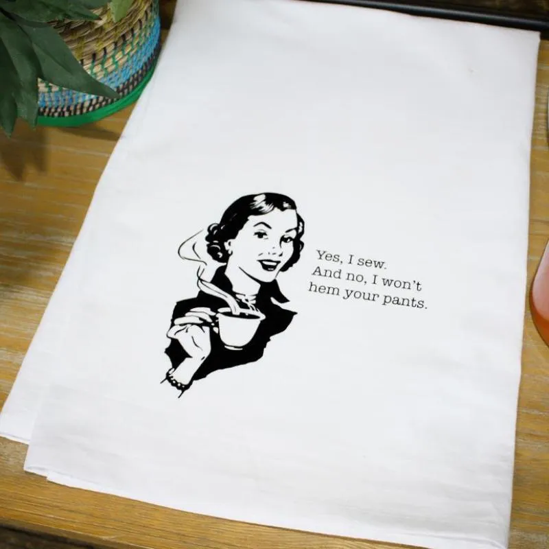 Aunt Martha's Dirty Laundry Flour Sack Towels