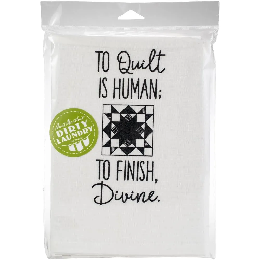 Aunt Martha's Dirty Laundry Flour Sack Towels