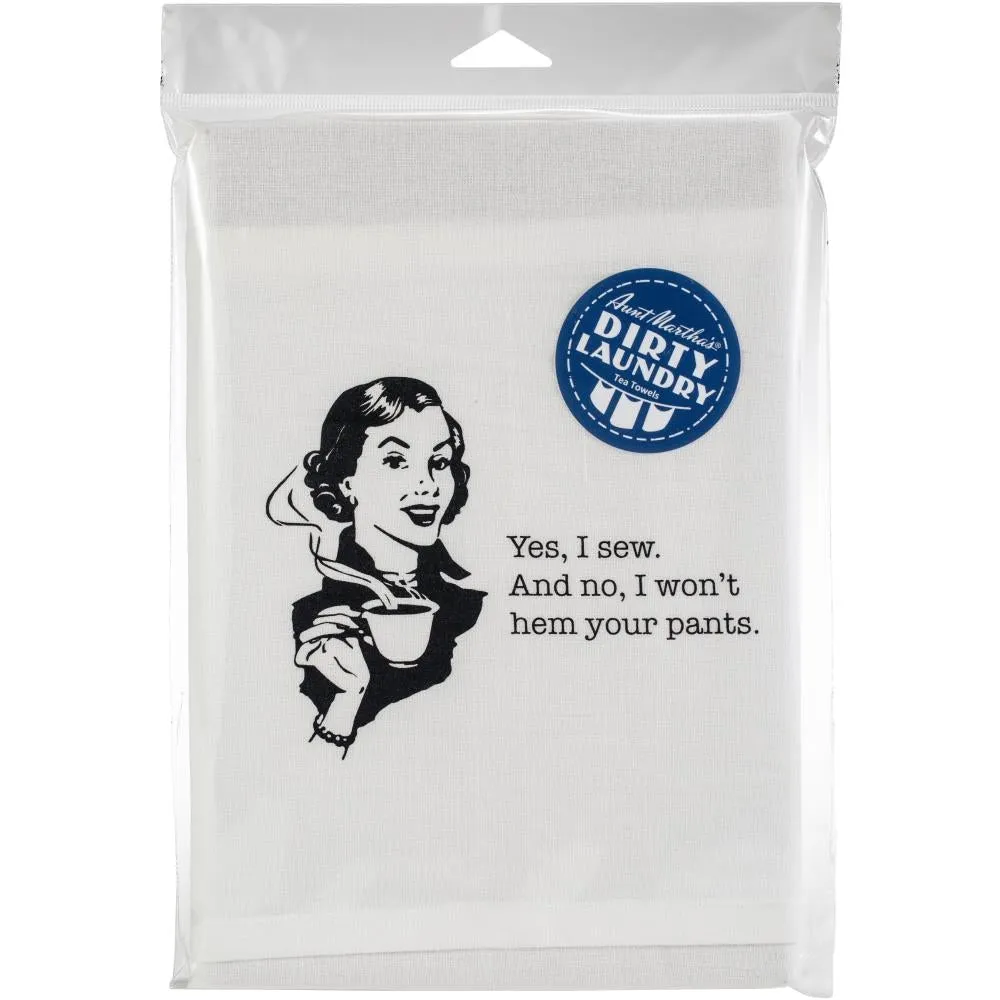 Aunt Martha's Dirty Laundry Flour Sack Towels