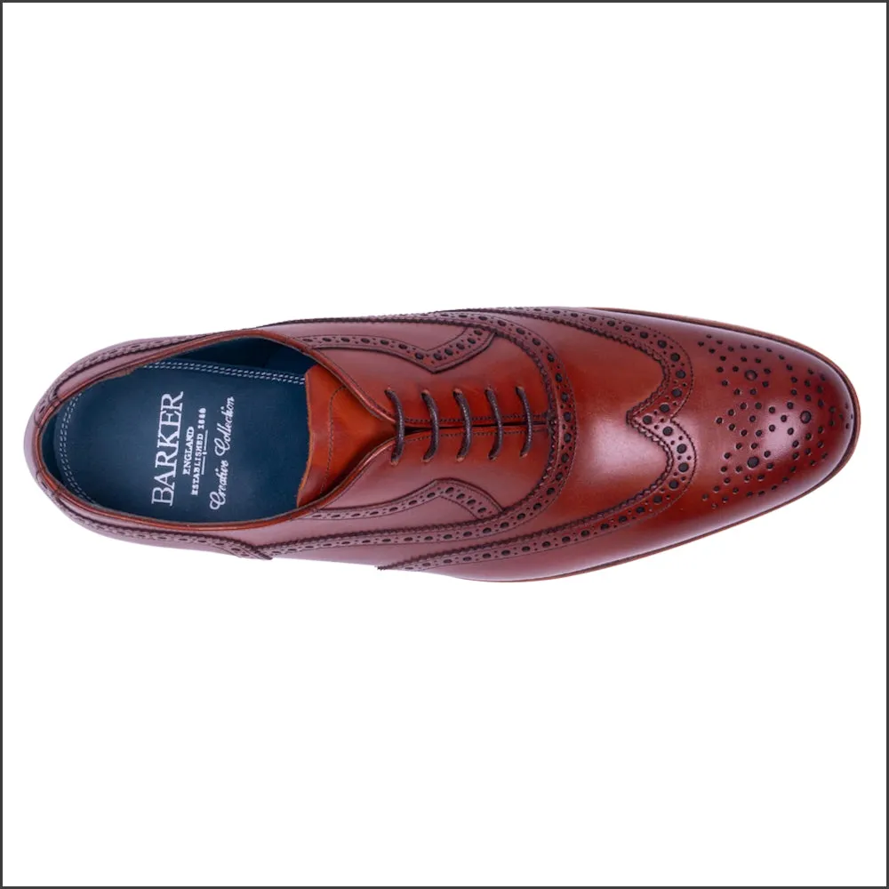 Barker Bladen Chestnut Calf Oxford Brogue--