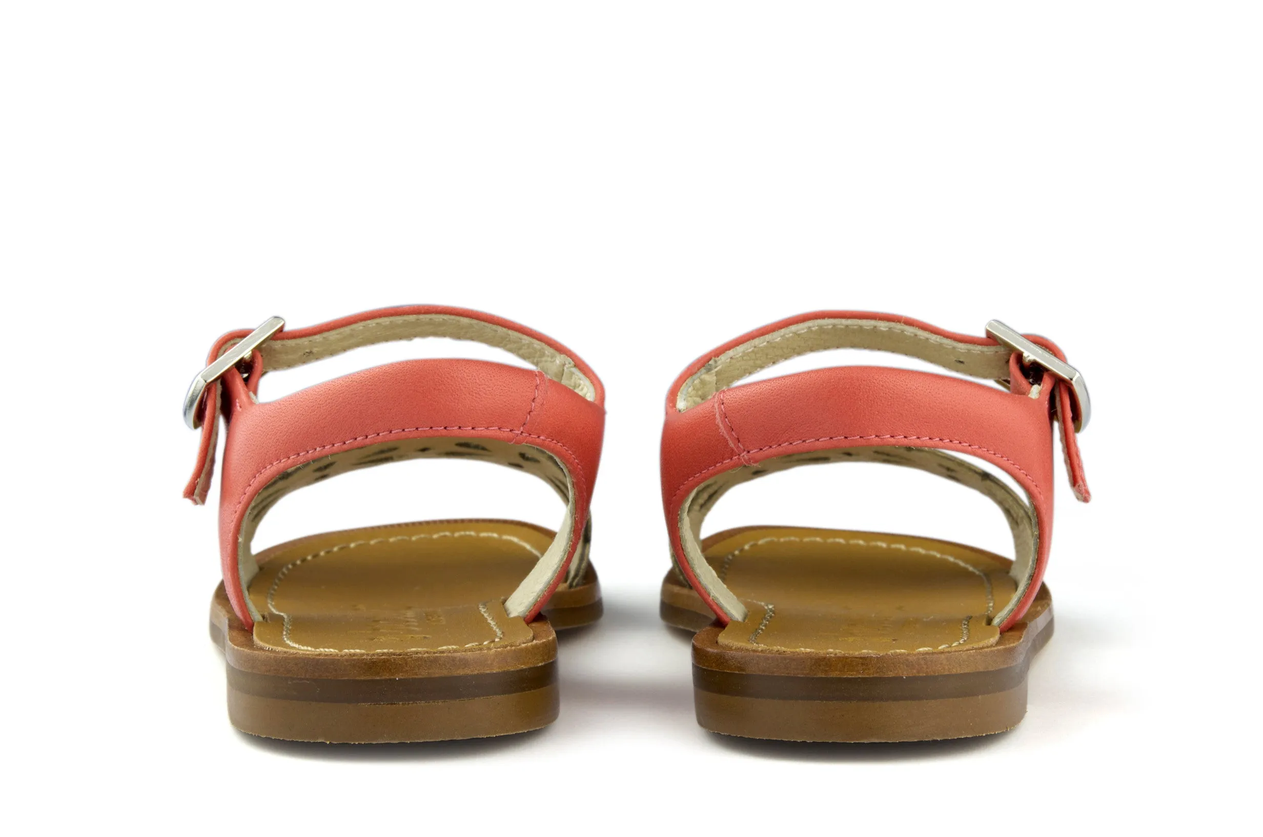 Beberlis Girls Coral Flower Sandal