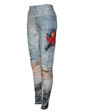 Big Wall Mountain Print Patterned All Sport Leggings