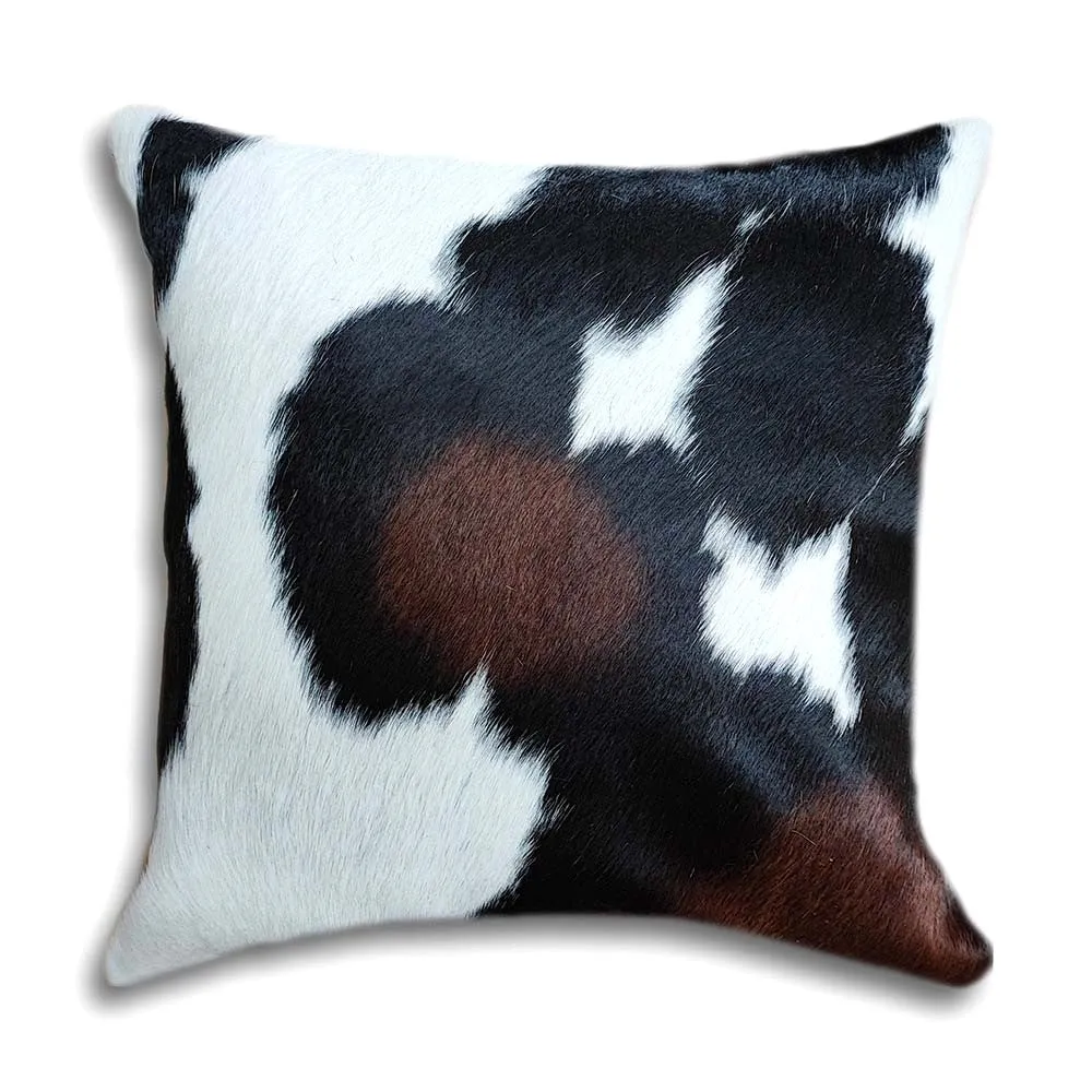 Black/Brown & White Cowhide Pillows Special