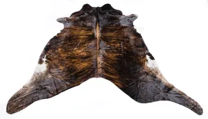 Brindle Dark Cow Hide  Rug - FREE SHIPPING