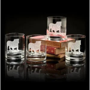 Bulldogs Rock Old Fashioned Glass Set