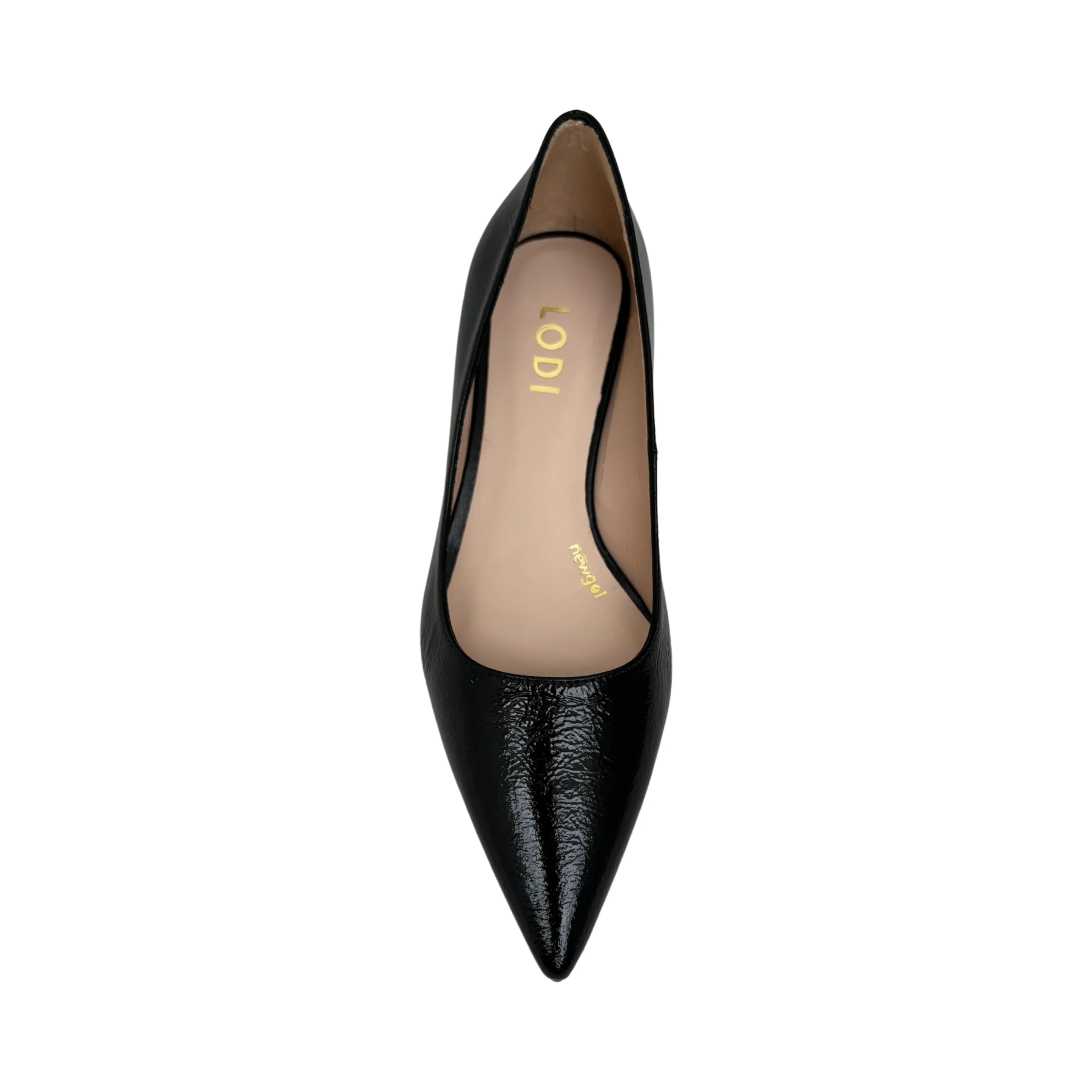 Chemia-1 Black Crinkle Patent Pump