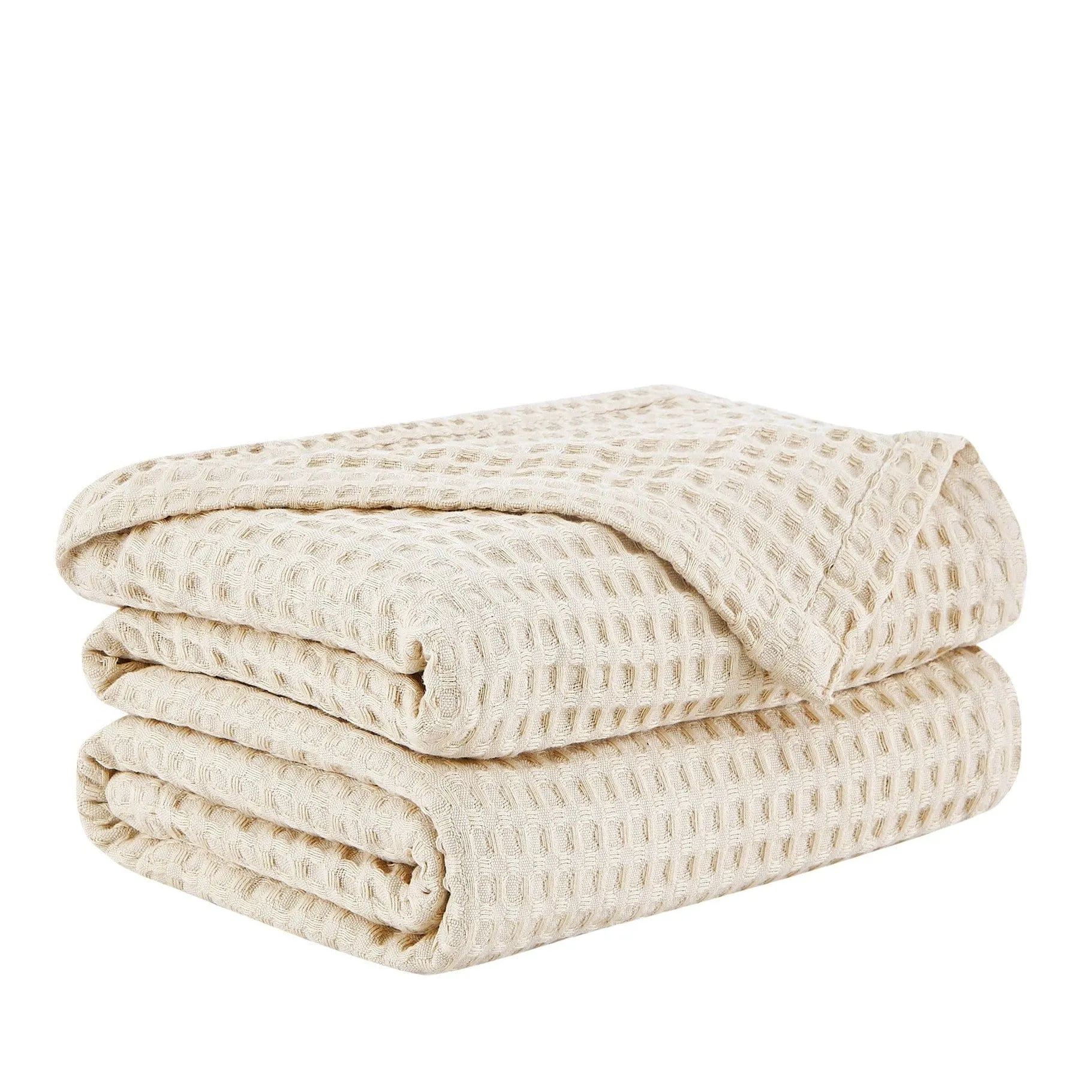 Cotton Waffle Blankets and Throws