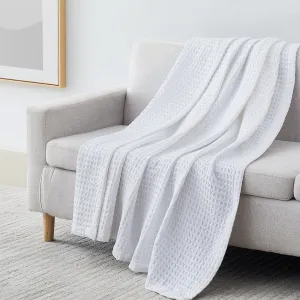 Cotton Waffle Blankets and Throws