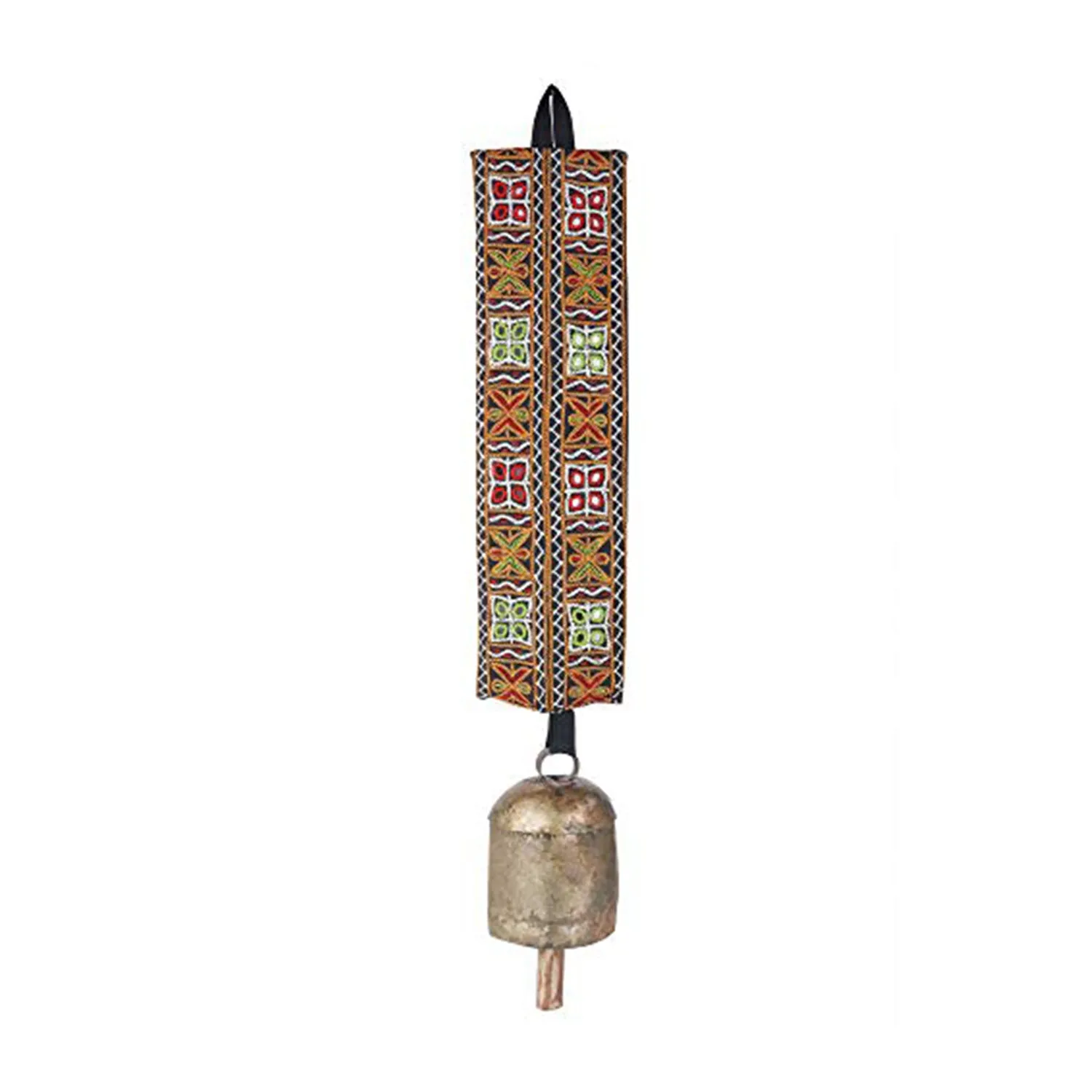 Cow Door Bell with Kantha Embroidery on Belt