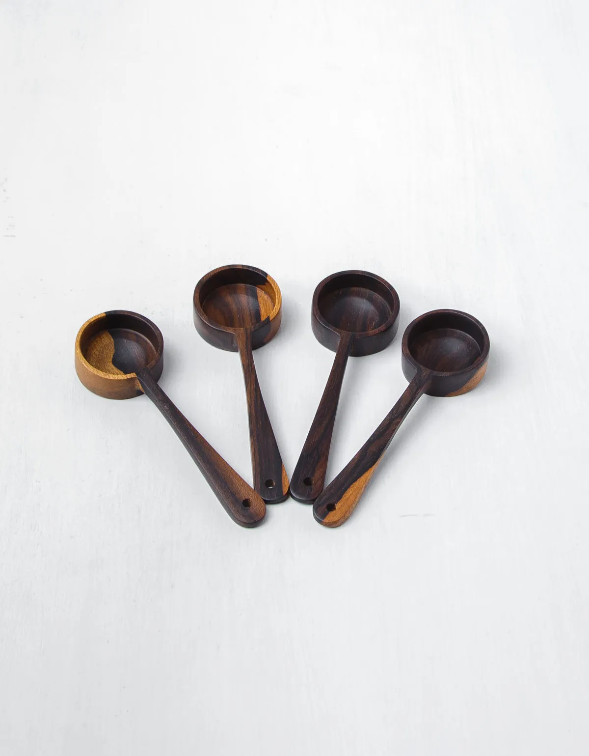 Dark Wood Coffee Scoop