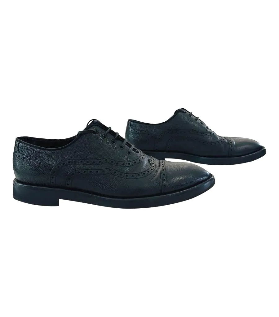 Dolce & Gabbana Leather Oxford Shoes. Size 9