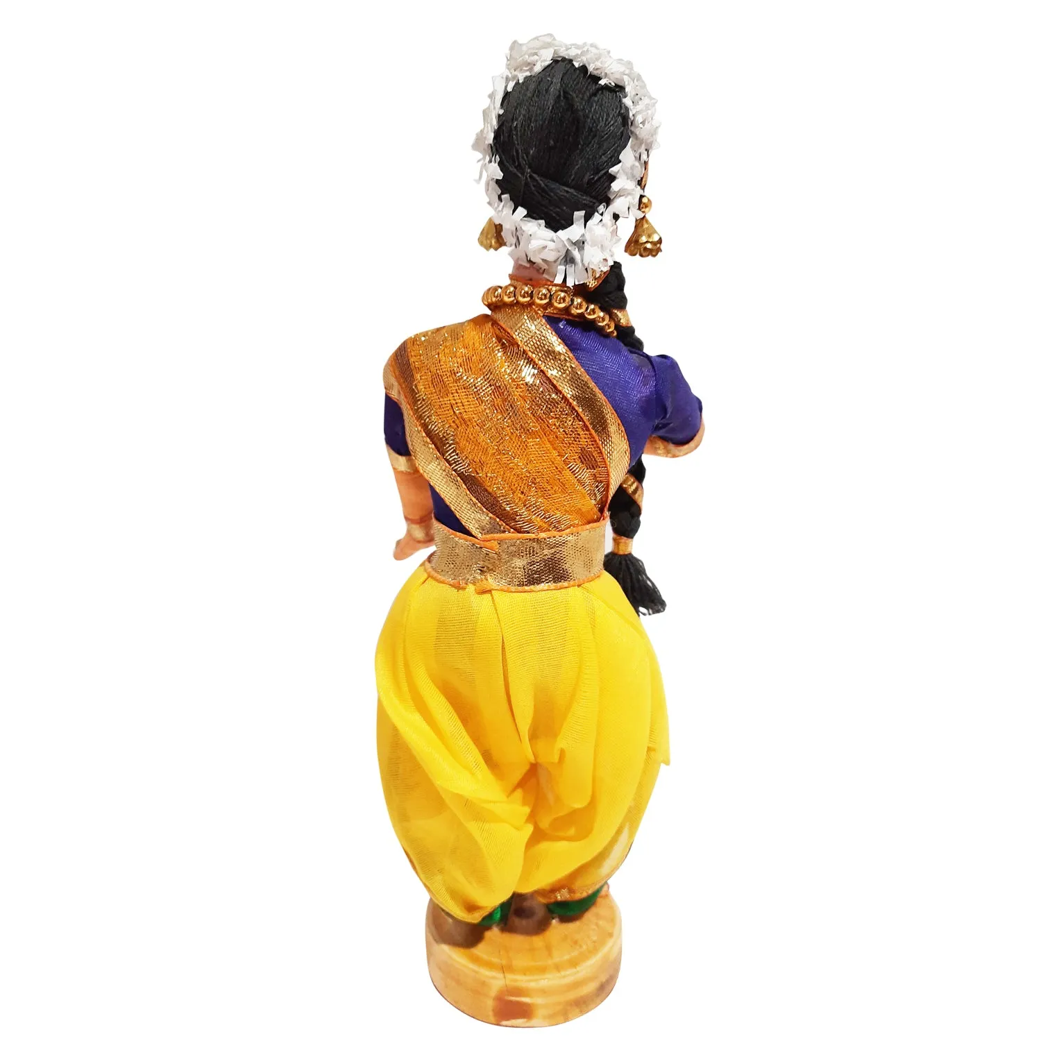 Doll Dancer Bharatnatyam Standing 9 in (Assorted Colours)