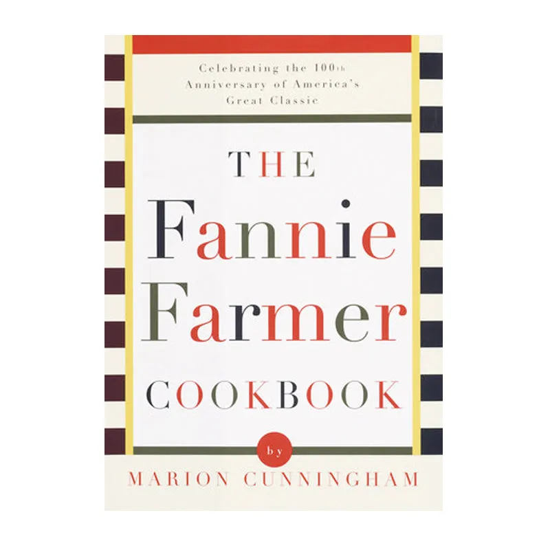 Fannie Farmer Cookbook