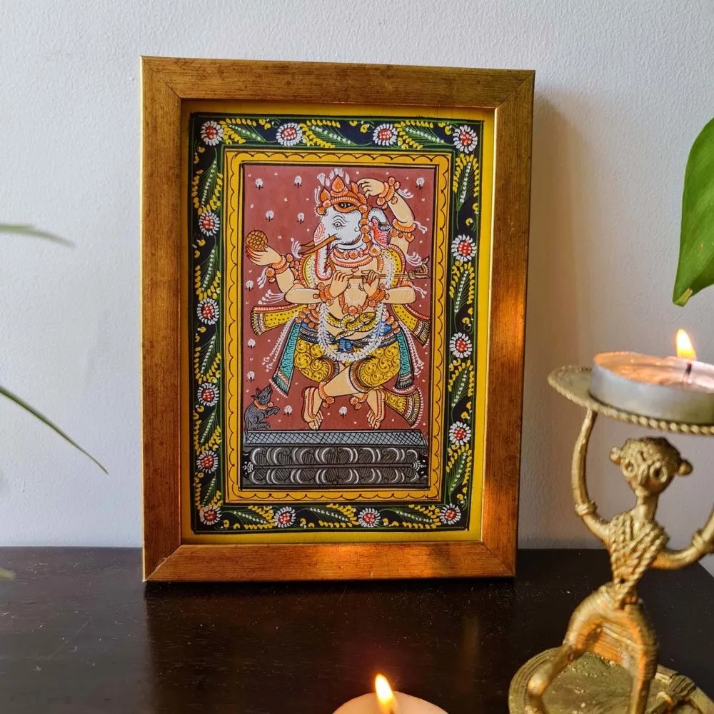 Ganesha Gajalakshmi Pattachitra Assorted