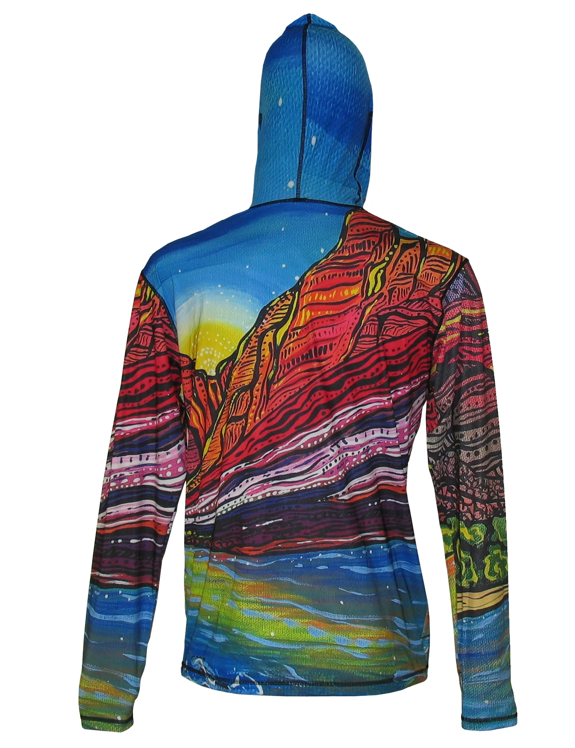 Grand Canyon Lightweight Mountain Graphic Hoodie