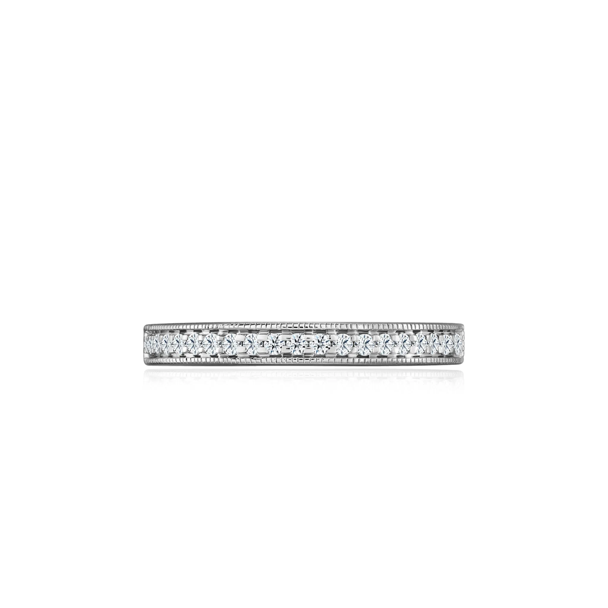 Half Eternity Pave Diamond Ring