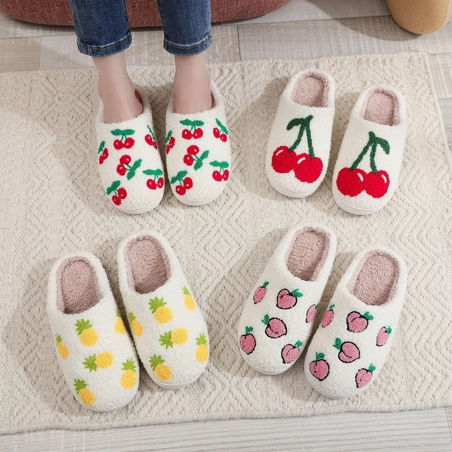 Halloween Cotton Slippers Male And Female Home Winter Indoor Cotton Slippers Cozy Footwear Warm Cotton Slippers couples cotton footwear, lioness-love