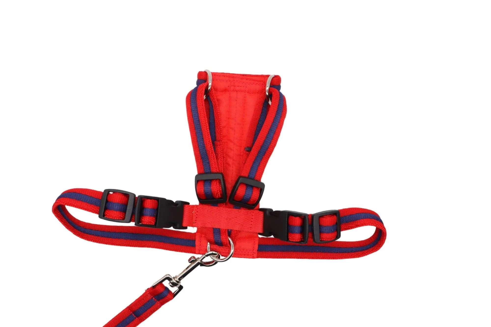 Handmade Softex Car Safety Harness - Fabric Dog Harness with Matching Handle Lead