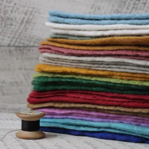 Handmade Wool Felt Sheets