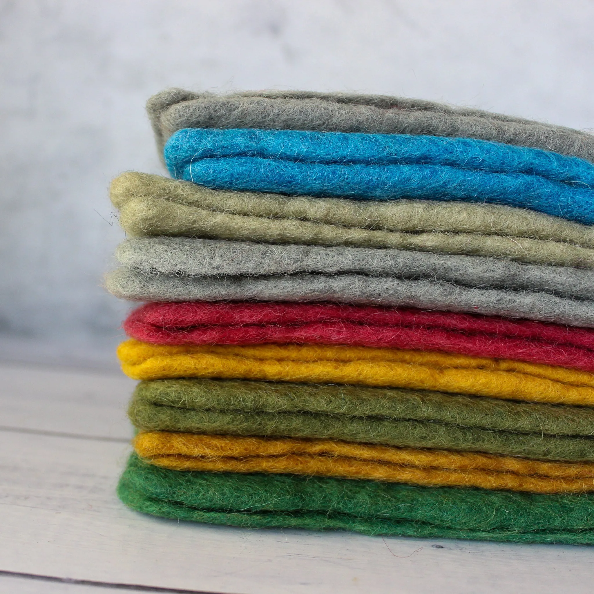 Handmade Wool Felt Sheets