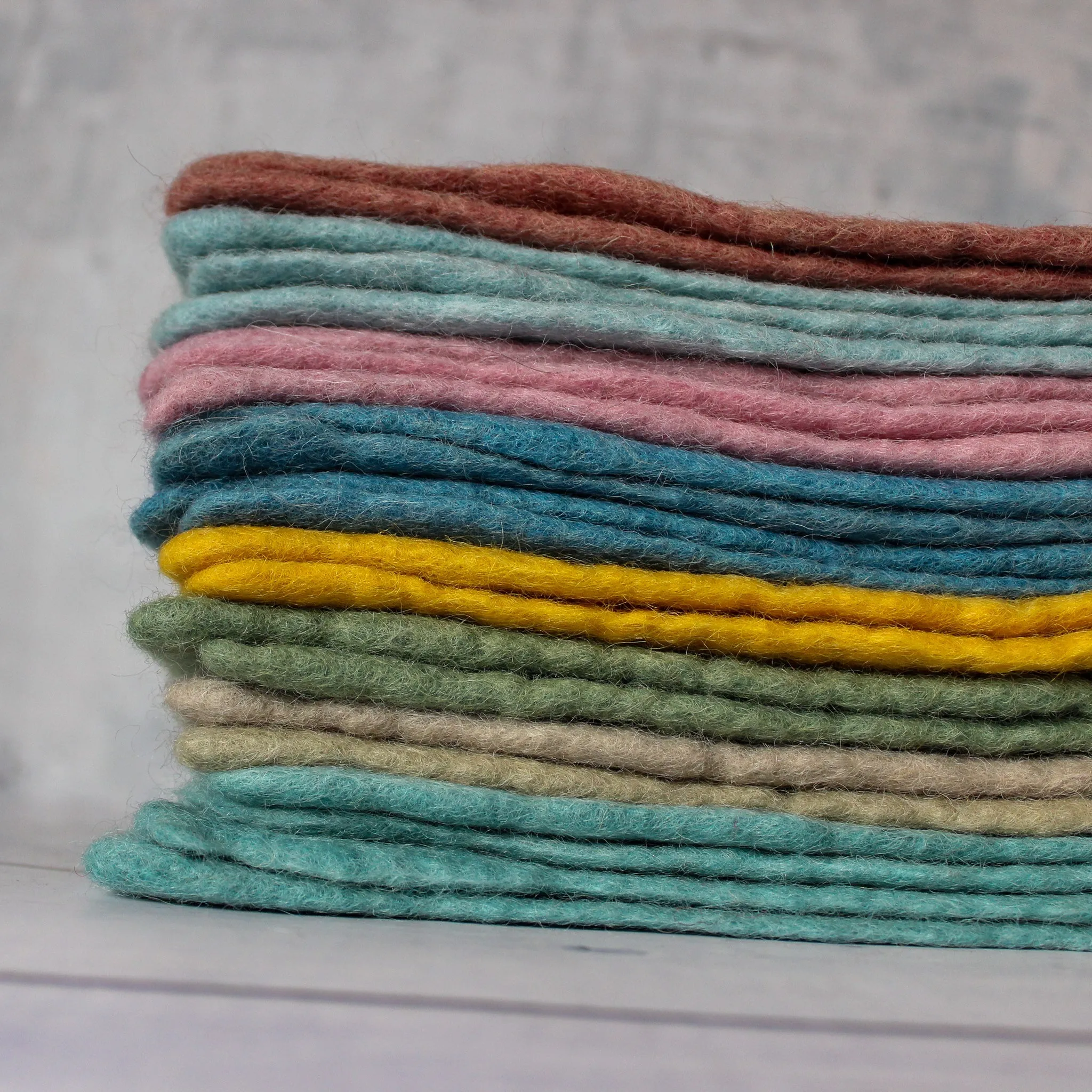 Handmade Wool Felt Sheets