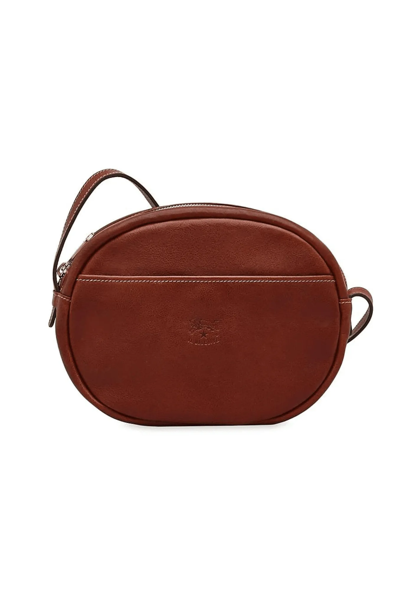 Il Bisonte Mini Oval Bag - Seppia