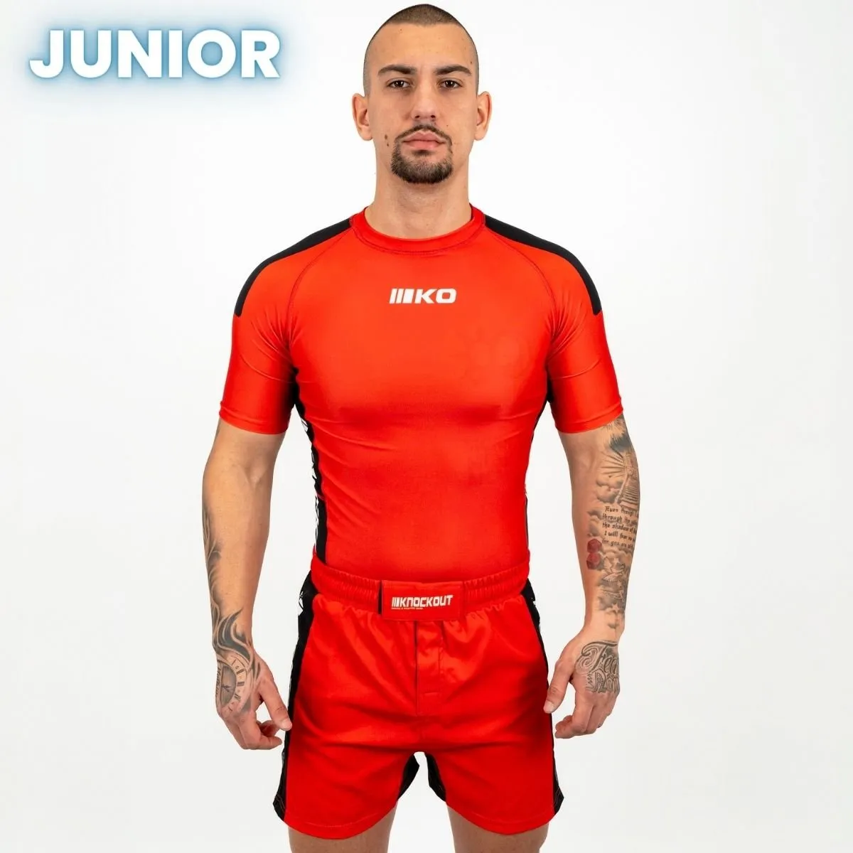 Knockout Competition Kids Rashguard-Short Sleeve