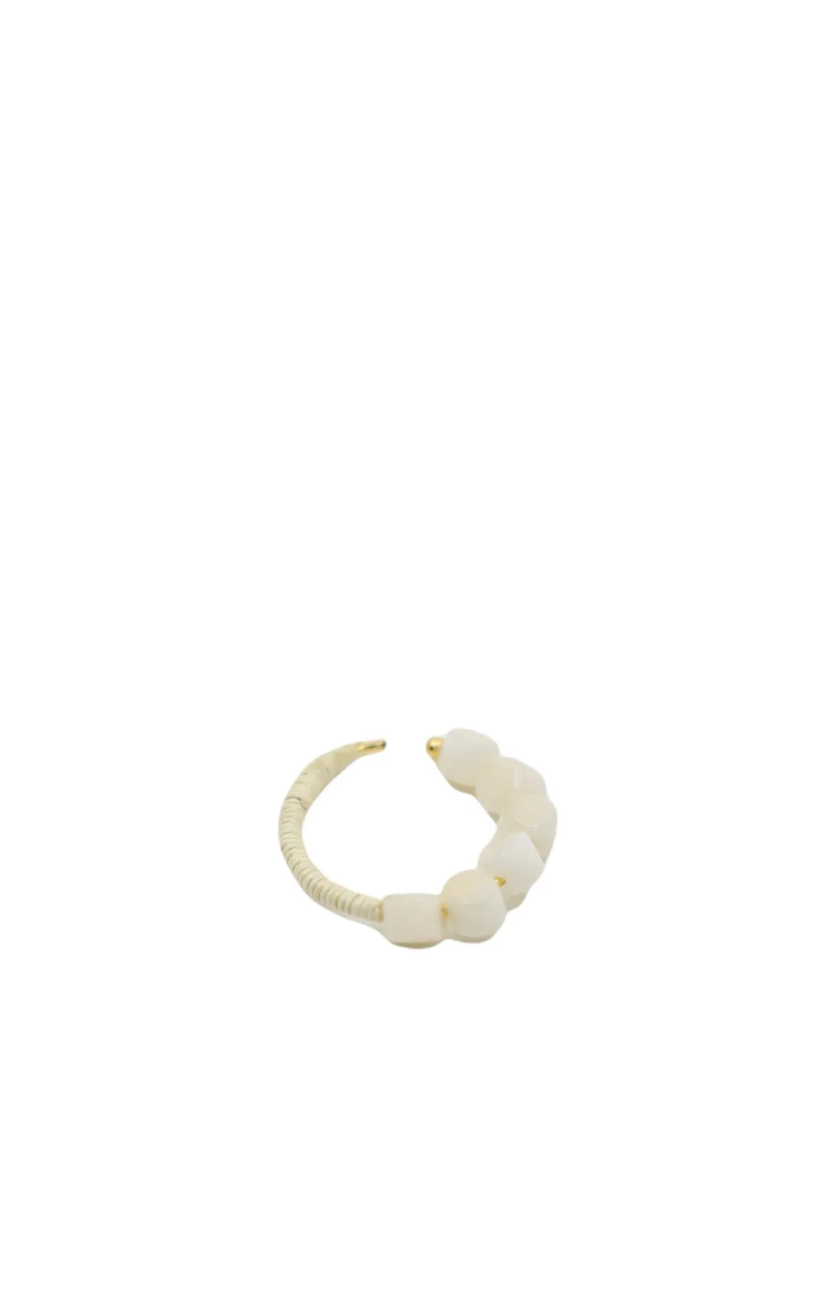 Kore Maxi Ring in White