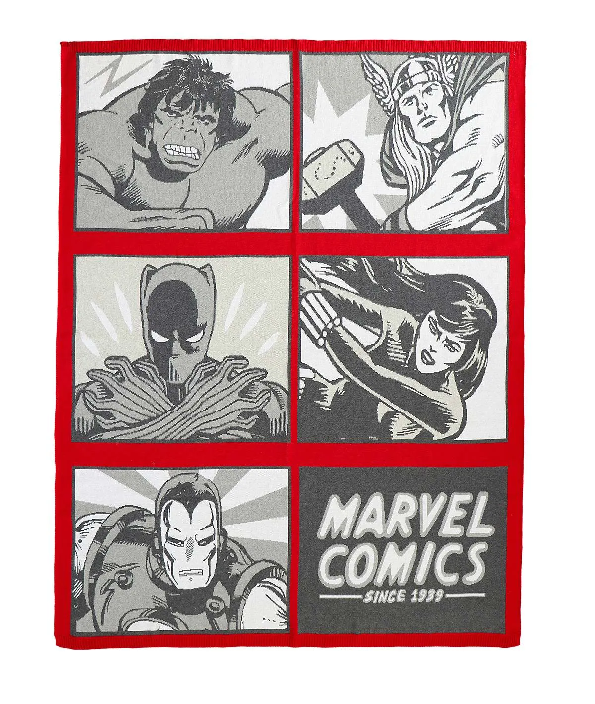 Marvel Comics Cotton Knitted AC Blanket For Kids (2 to 4 Years for Kids)