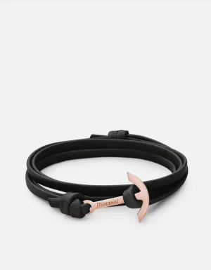 Mini Modern Anchor Leather, Rose