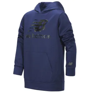 New Balance Boys Techtonic Blue Graphic Hoodie