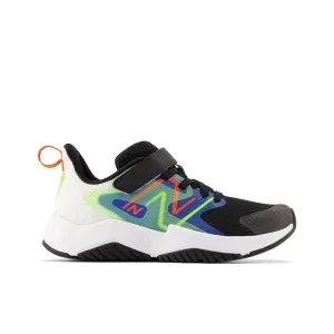 New Balance Kids' Rave Run V2 in Black With Cobalt & White