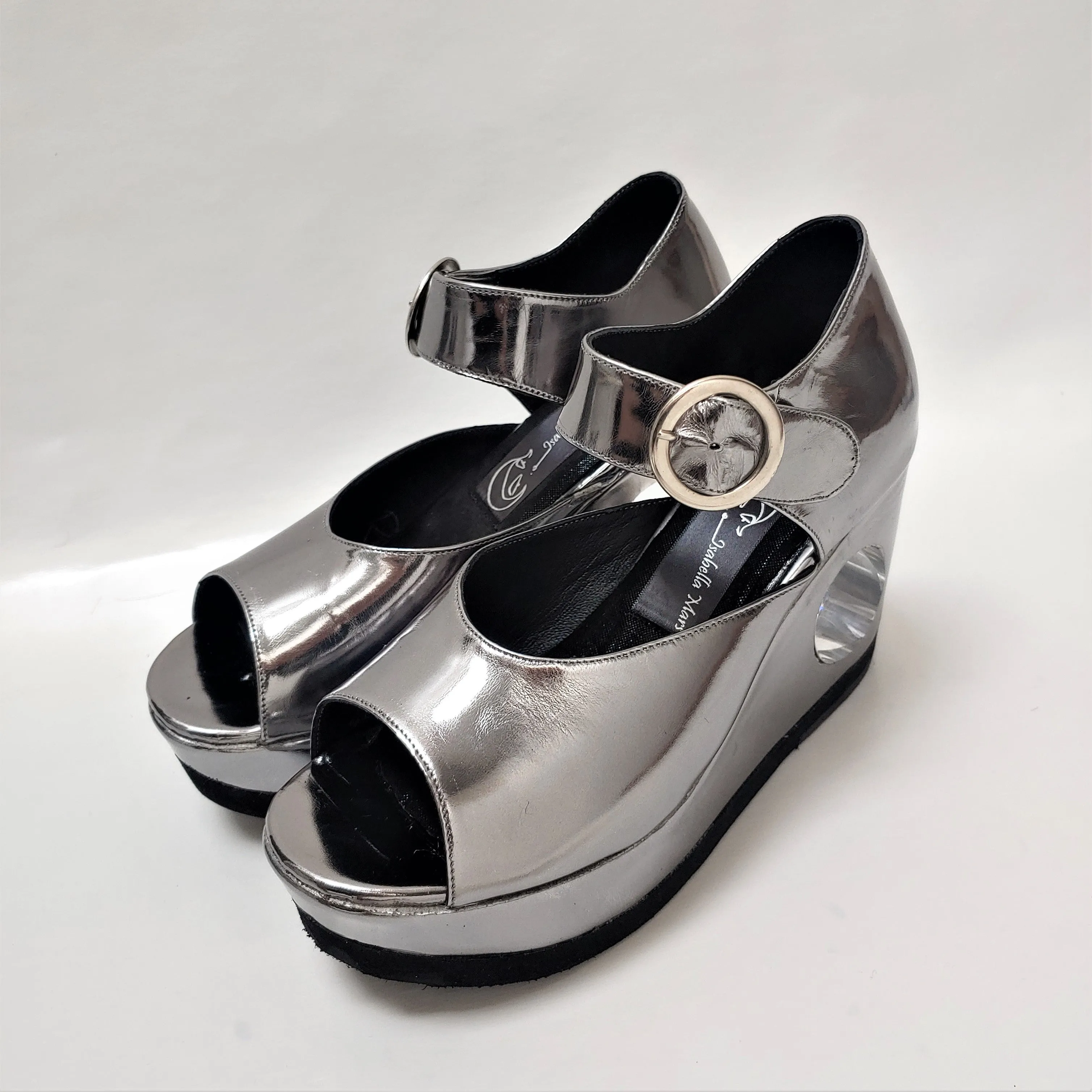 Perspex PEEPHOLE Platform Sandals