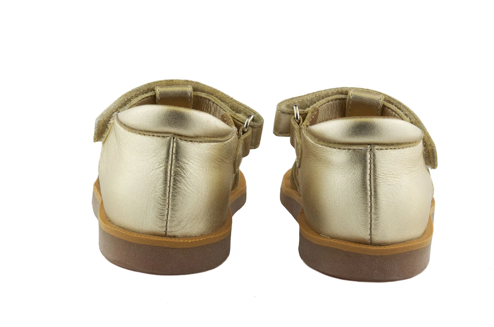 Pom d'Api Little Girls Gold Sandal