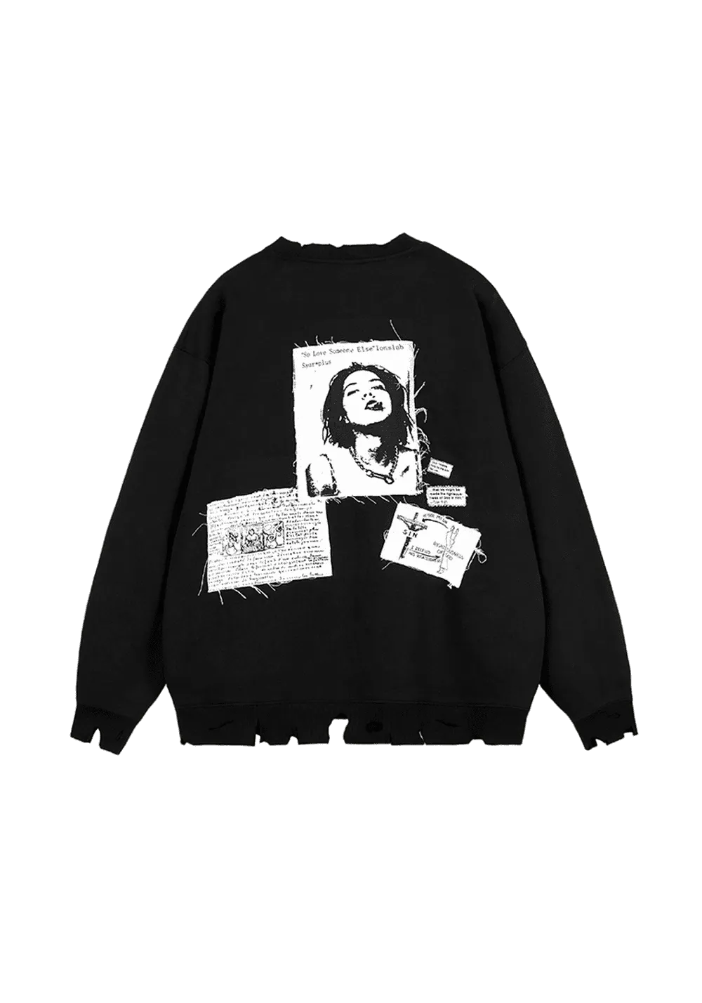 Portrait Patch Sweatshirt