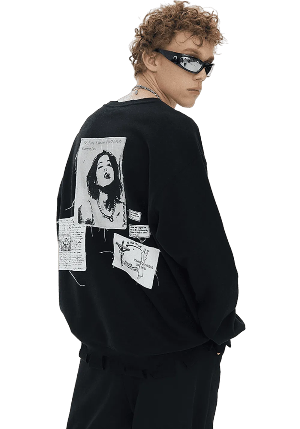 Portrait Patch Sweatshirt