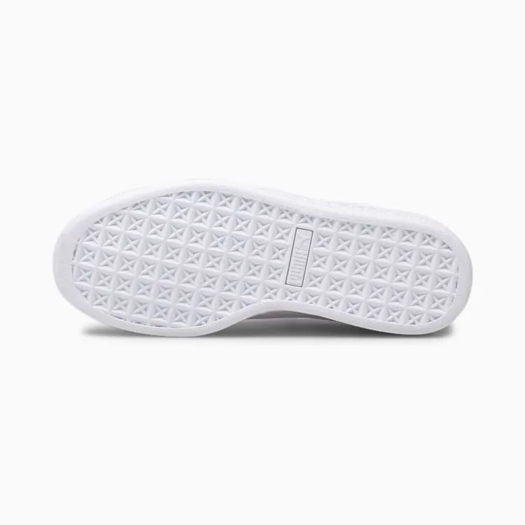 PUMA JUNIOR BASKET CLASSIC XXI BIG KIDS' WHITE SHOE