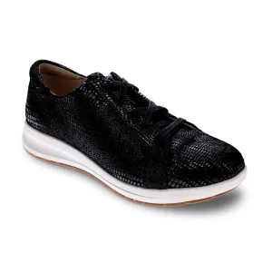 Revere Athens : Womens Casual Shoes Black Lizard