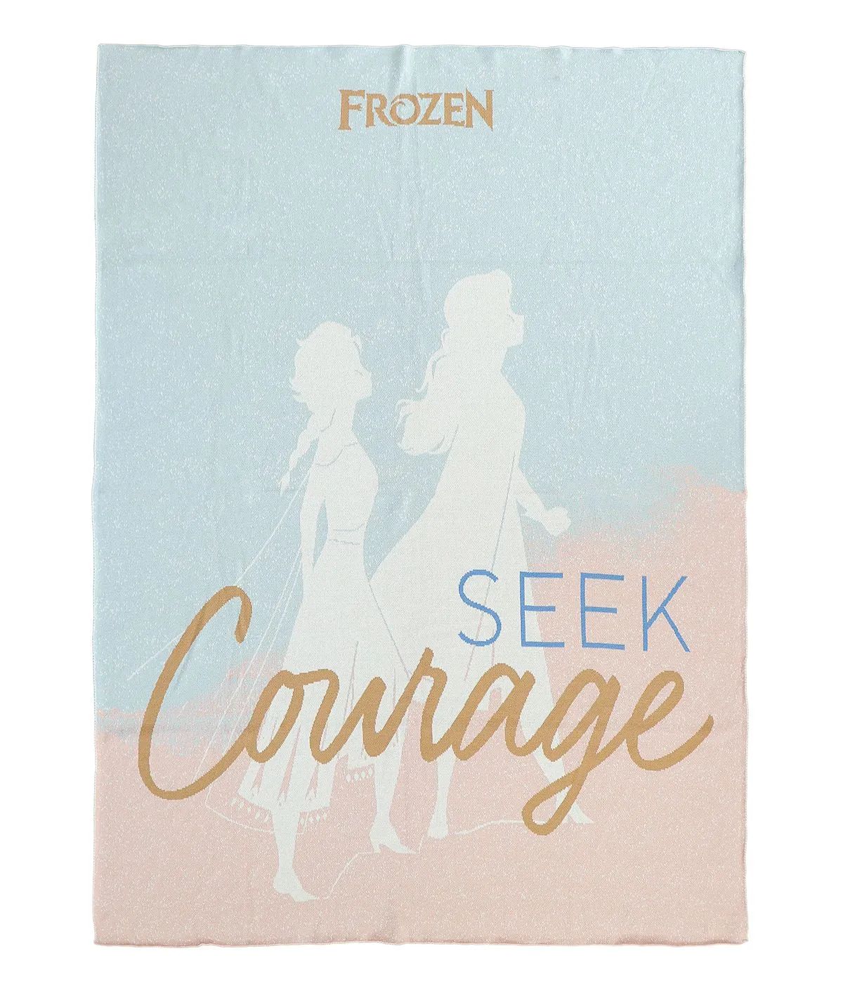 Seek Courage Frozen Cotton Knitted AC Blanket For Kids (2 to 4 Years for Kids)