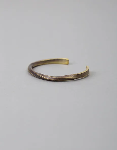 Twisted Brass Cuff