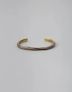 Twisted Brass Cuff