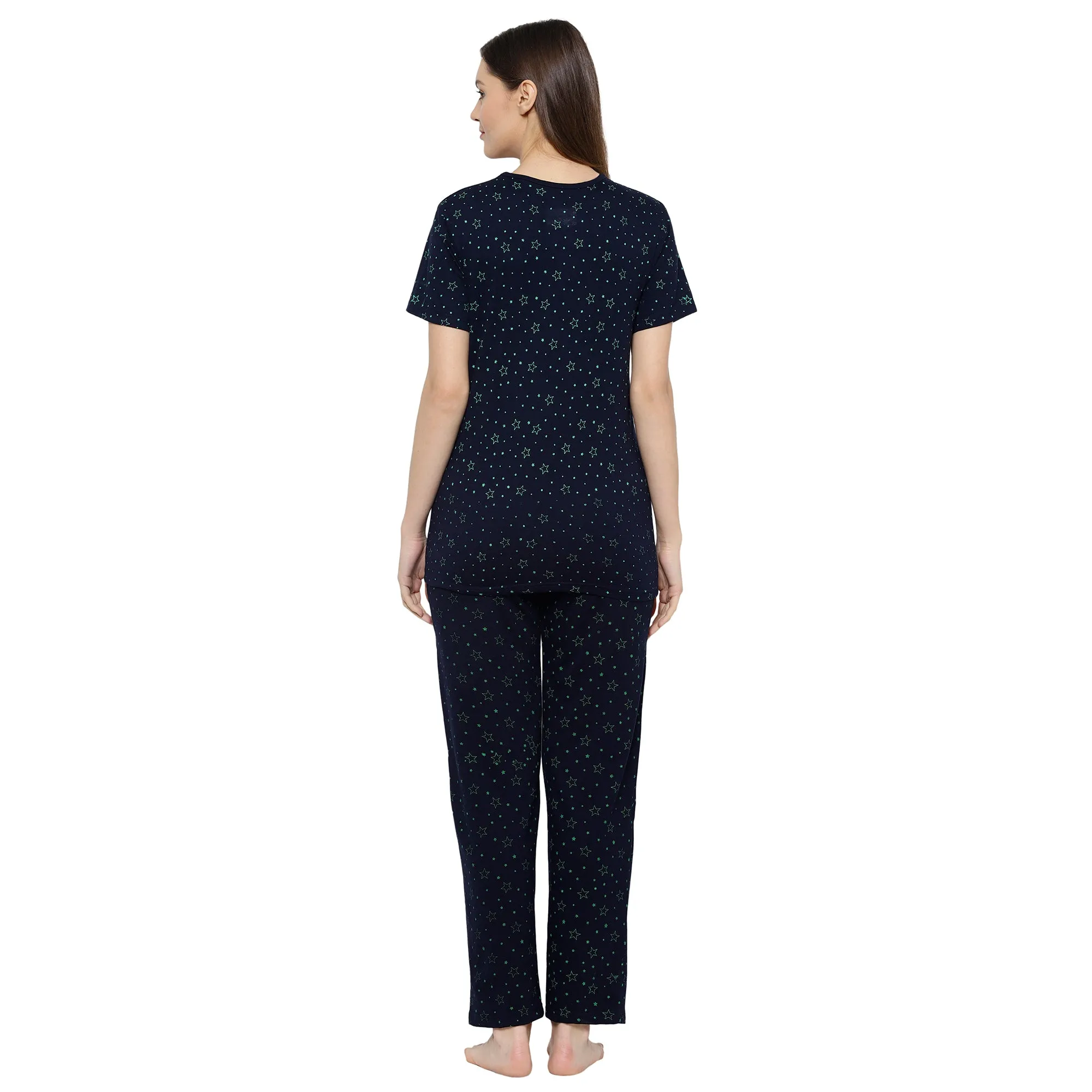 Vimal Jonney Blue Women's Night Suit