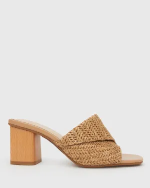 WIDER FIT KELLY Block Heel Mules